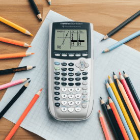 Texas Instruments TI-84 Plus Silver Edition Graphing Calculator - Image 5