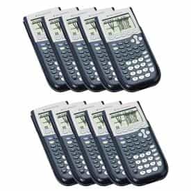 Texas Instruments TI 84 Plus Graphing Calculators Class Set Teacher 10 Pack