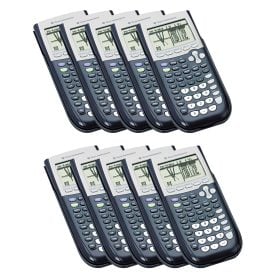 Texas Instruments TI 84 Plus Graphing Calculators Class Set Teacher 10 Pack